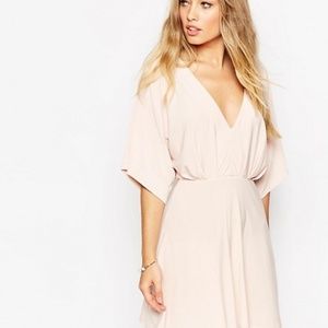 ASOS Kimono Plunge Mini Dress